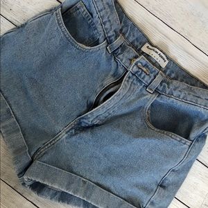 American Apparel High waisted shorts